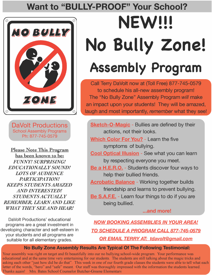 No Bully Zone